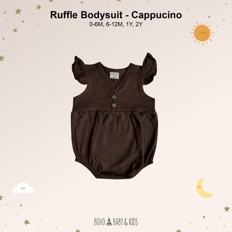 Bohobaby ruffle bodysuit