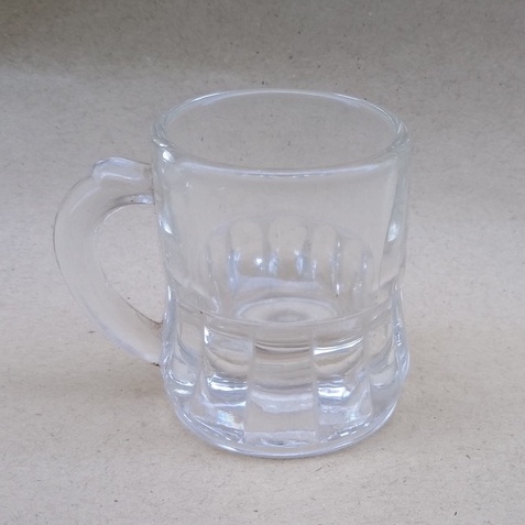 Cangkir Kecil Bening Bercutting CG386 / Cangkir Mini