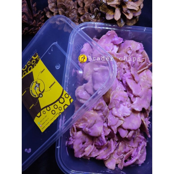 

KRIPIK PISANG COKLAT TARO ( Box 650ml )