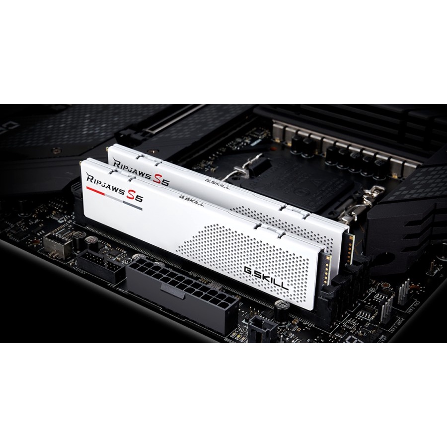 Ram GSkill Ripjaws S5 32Gb Kit 5200Mhz DDR5 White | Memory Longdimm PC