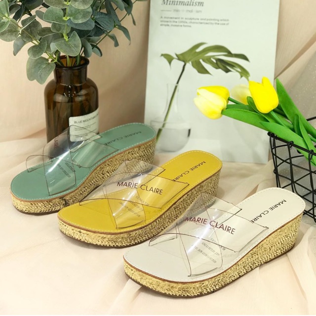 Sepatu wanita import premium quality Wedges s501