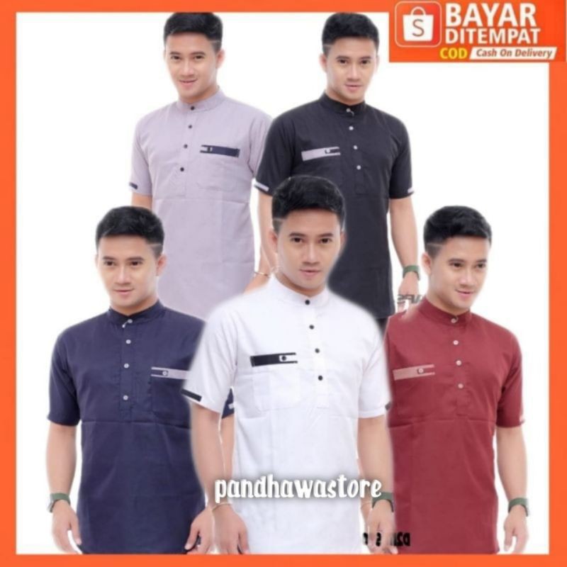 KOKO KURTA//KOKO AZZAHIR LENGAN PENDEK//BAHAN KATUN STARS