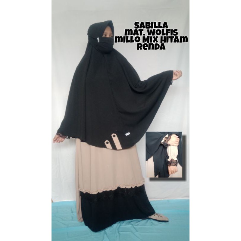 SET GAMIS TERBARU WOLFIS RENDA SABILLA SYARI MURAH