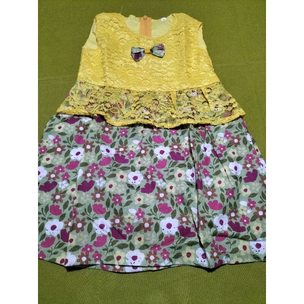 dress anak 1-2 tahun,baju anak perempuan