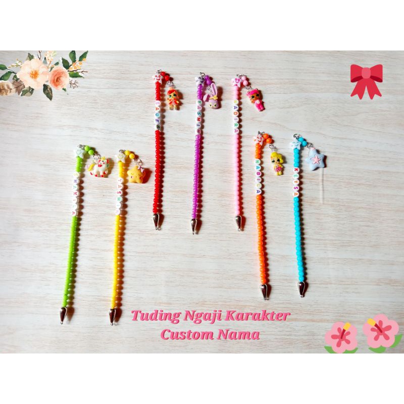 

Tuding Kalam Ngaji Mutiara Custom Nama Dengan Boneka Tipe 2