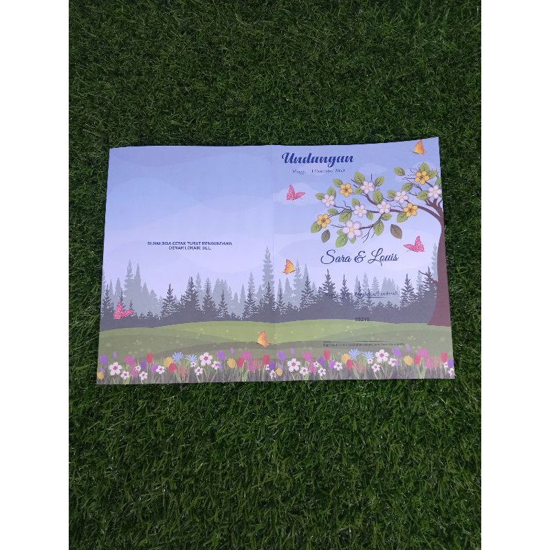 Undangan pernikahan murah model C