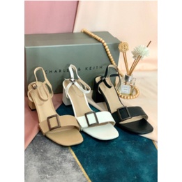 SEPATU SANDAL HEELS STRAP BUCKLE WANITA  CK PREMIUM IMPORT
