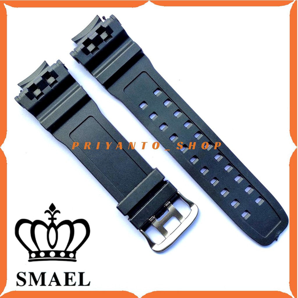 Tali Jam Tangan Smael 1376 SMAEL 1376 Original Oem Rubber Strap