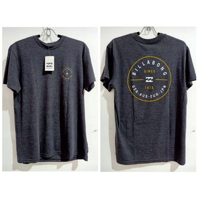 Baju Kaos Cowok Original Billabong Warna Hitam