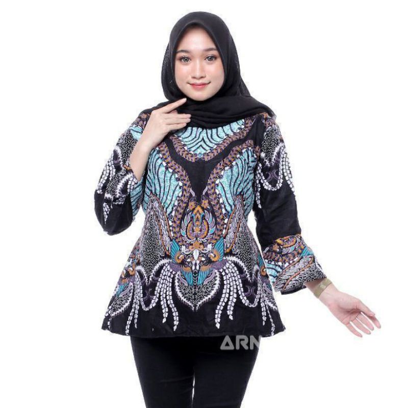 Baju Batik Wanita / Atasan Batik Wanita / Baju Batik Wanita Modern 2022 Remaja / Baju Batik Wanita K