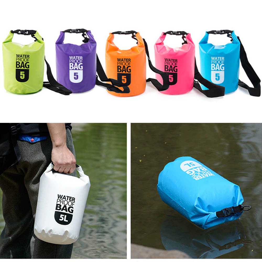 Tas penyimpanan Serbaguna bisa jadi pelampung / dry bag 5 liter