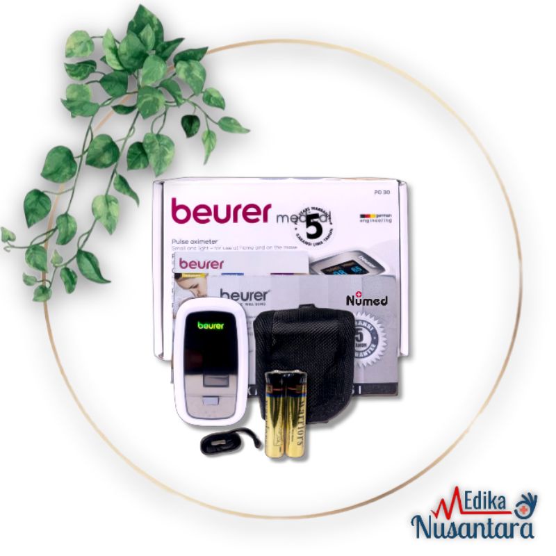 Pulse Oximeter Beurer PO30 Alat Ukur Saturasi Kadar Oksigen Dalam Darah Garansi 5 Tahun