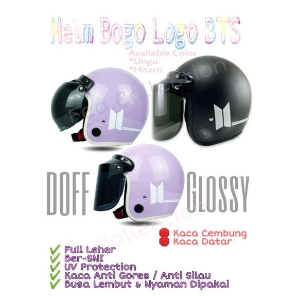 Helm BTS Helm Bogo BTS Helm Logo BTS