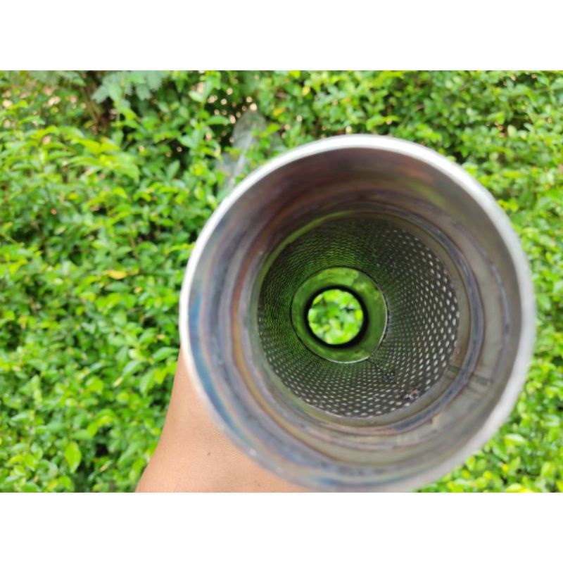 Terbaru Knalpot Dpj Diamon Segi Enam & Keong Setengah Saringan Ujung Blue Tabung Knalpot Segi 6 &