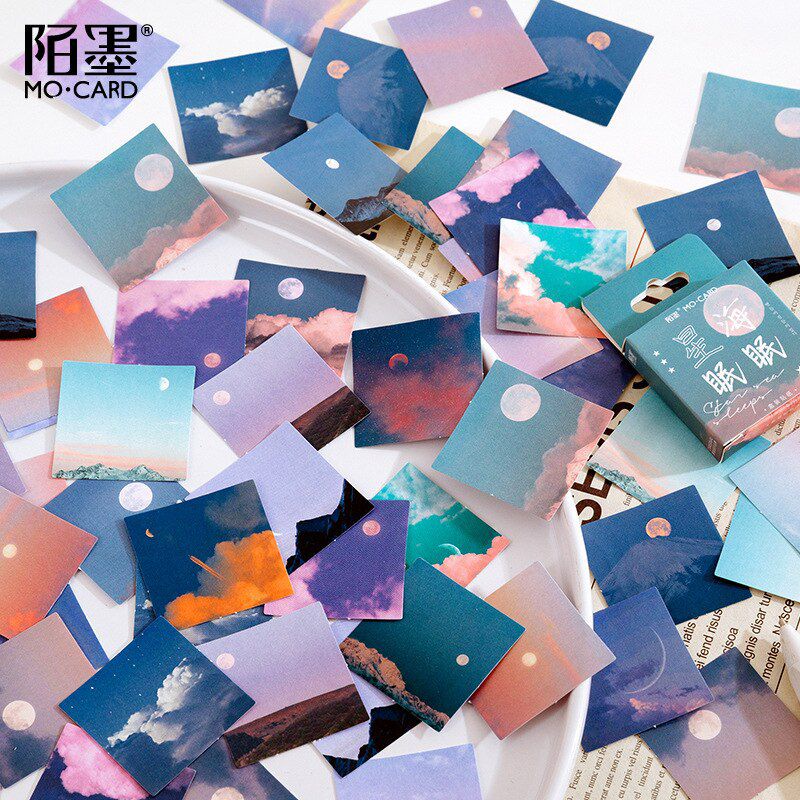 Sticker Moonlight Love Letter 46pcs