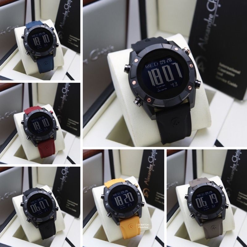 JAM TANGAN PRIA ALEXANDRE CHRISTIE ORIGINAL AC 9372MH