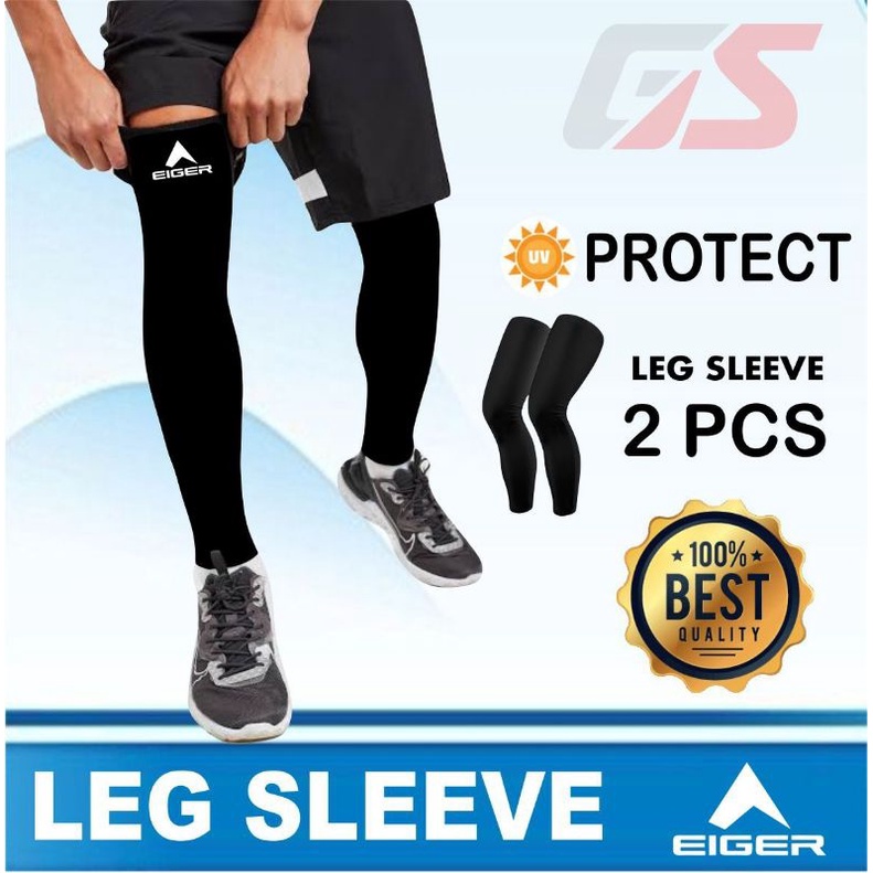 LEG SLEEVE GUNUNG LEG WARMER MANSET KAKI HIKING PELINDUNG LUTUT SET OLAHRAGA BASKET SEPAKBOLA FUTSAL