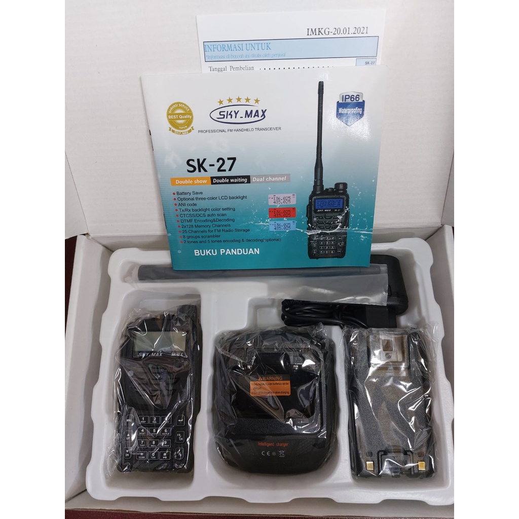 HT HANDY TALKIE SKY_MAX SK-27 DUAL BAND