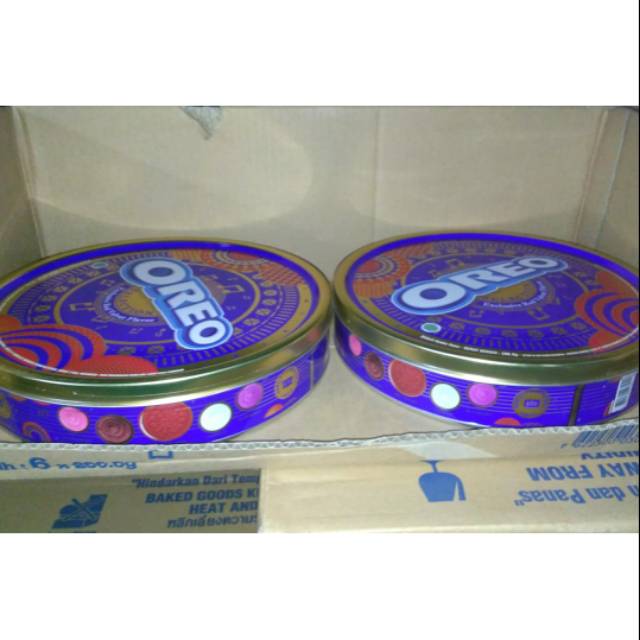 Oreo red velvet kemasan kaleng 286gr