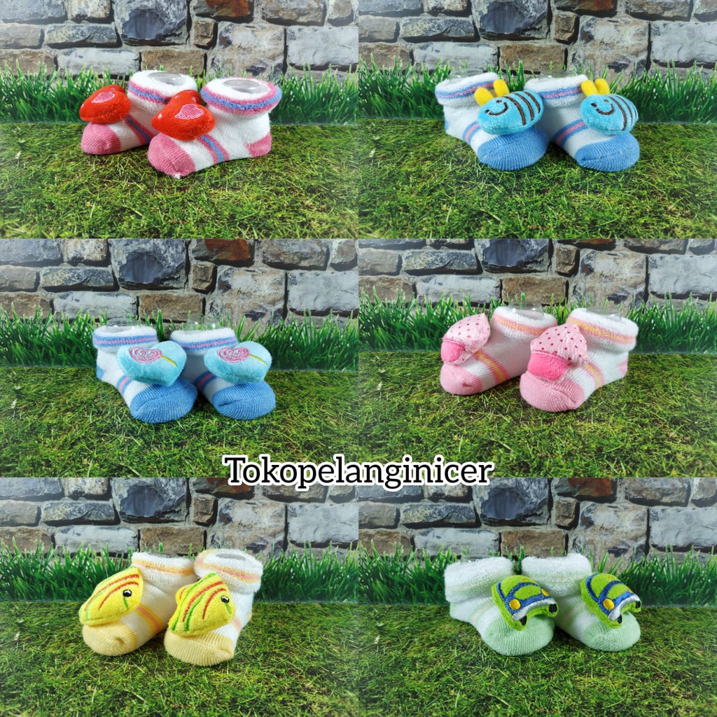 Kaos Kaki Bayi Boneka karakter  Lucu&quot;  Kualitas Premium Lembut  Tokopelanginicer