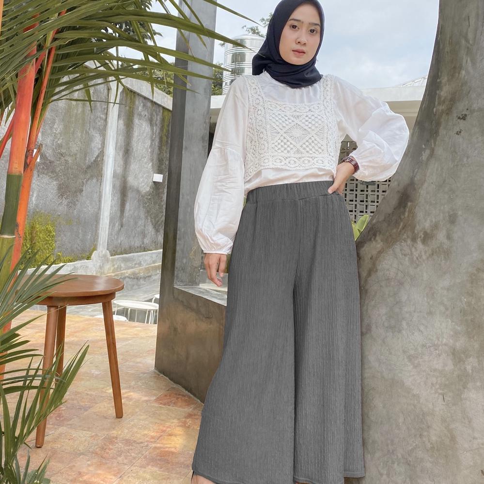 ☉ Celana kulot babat wanita jaminan tebal ( Ready Jumbo BB 100 ) ❂