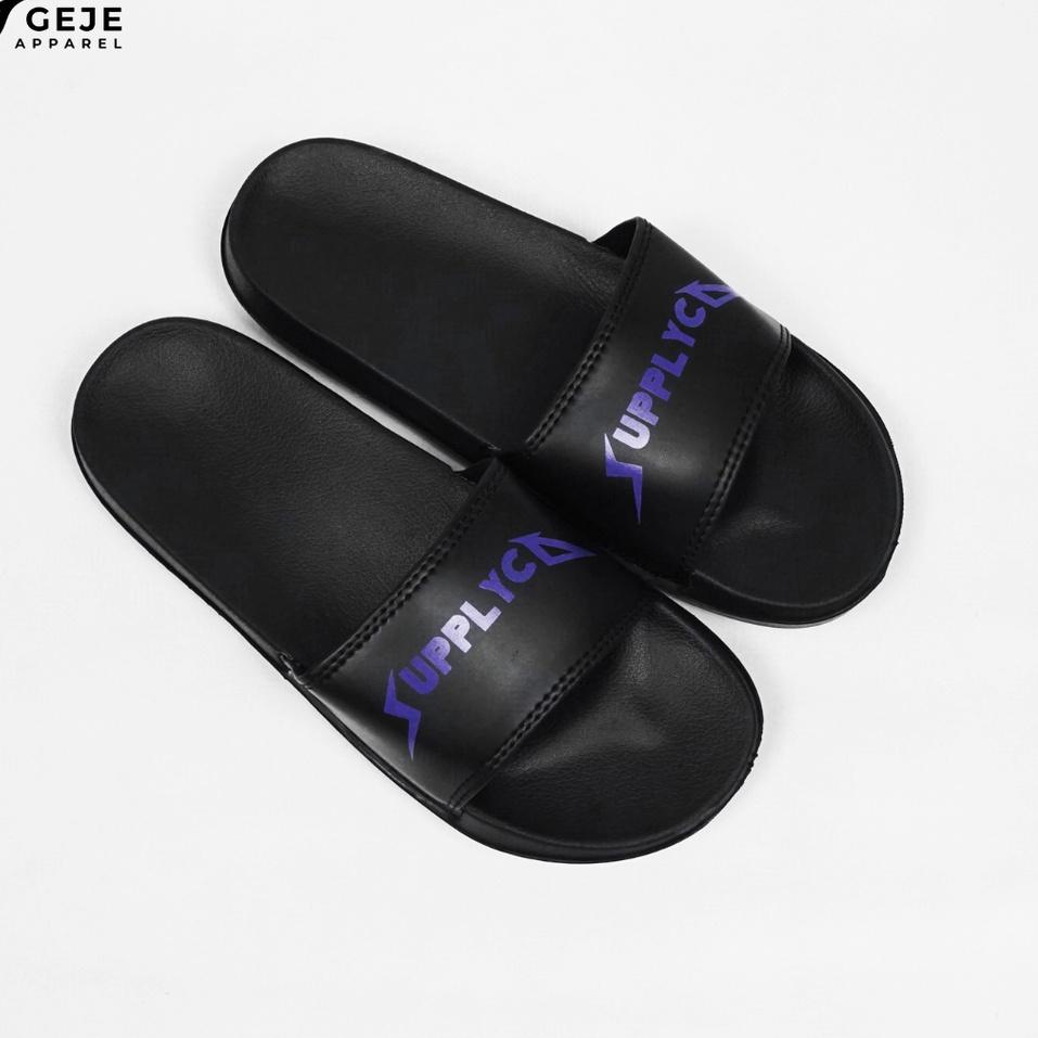 (STOK TERBATAS) [SDL0008-10] Sandal slop / Sandal Slide / sendal slide slippers  Footwear original S