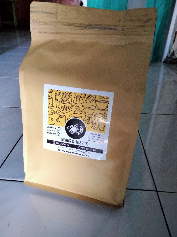 Flat Bottom Ecopack Kpack Premium Craft Coffee Bag Kemasan Kopi Food