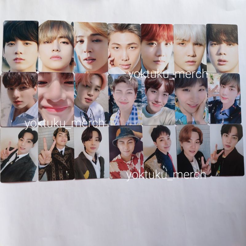 Ready Stock Photocard Dicon 101 BTS (Jungkook Jimin Suga Yoongi Jhope Jin Taehyung Namjoon 5 merem m