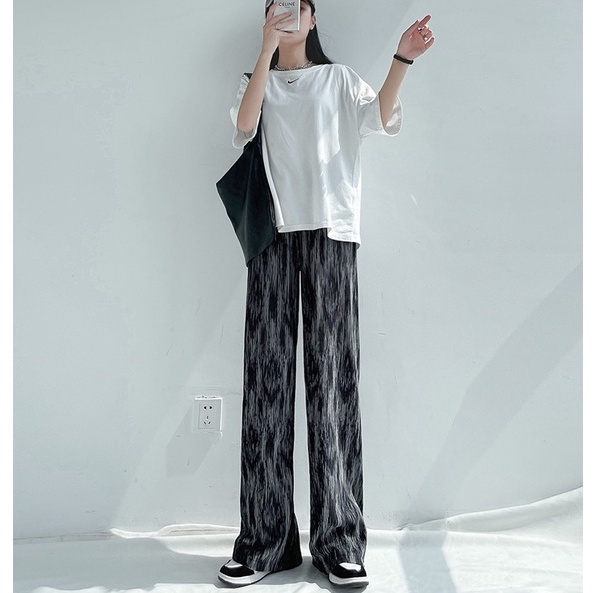 BEFAST - ZSO OOTD Celana Panjang YINYA / Korean Long Pants/Celana Culottes Abstrak / Celana Panjang Terbaru / Kulot Abstrak / Celana Kekinian Remaja Wanita / Trendy / Celana Kulot Best Seller