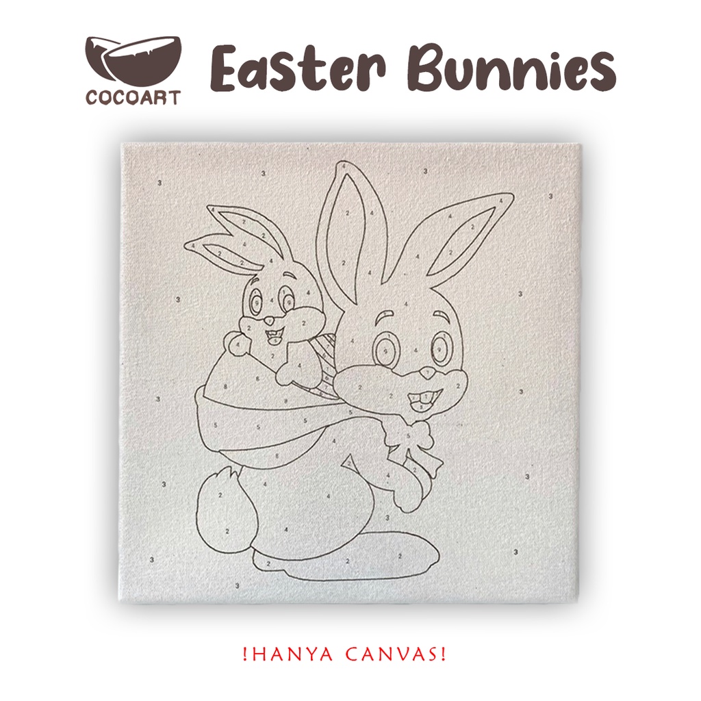 

Kanvas Paint by Number - Cocoart.id l [ 20 x 20 cm ]