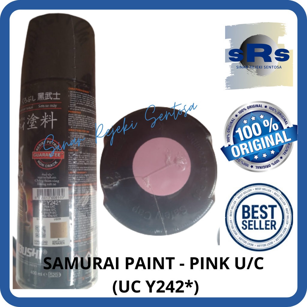 SAMURAI PAINT - CAT SAMURAI AEROSOL UC Y242* PINK U/C