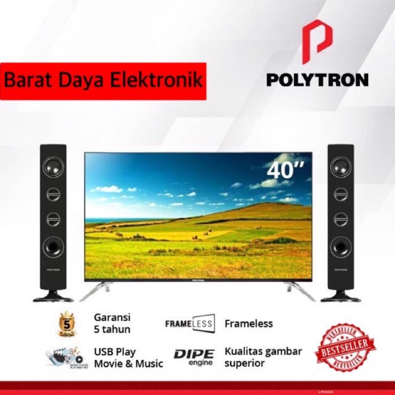 LED POLYTRON PLD 40T8950 Cinemax Frameless