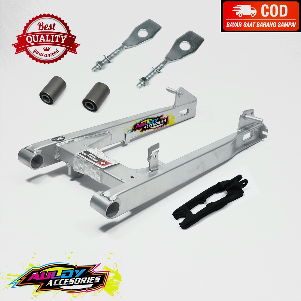 Fork Swing Arm Arem Lengan Ayun Honda Supra X Lama 100 Fit Old Silver Tebal Full Set Standart Capit 