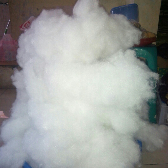 dakron silikon kapas sintetis isi bantal isi boneka 1 kg