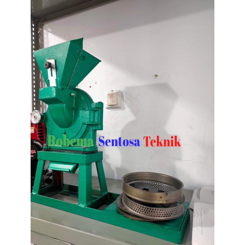 Mesin Giling Bumbu dan Tepung | Disk Mill FFC 15 | Komplit Dinamo Penggerak 2 HP