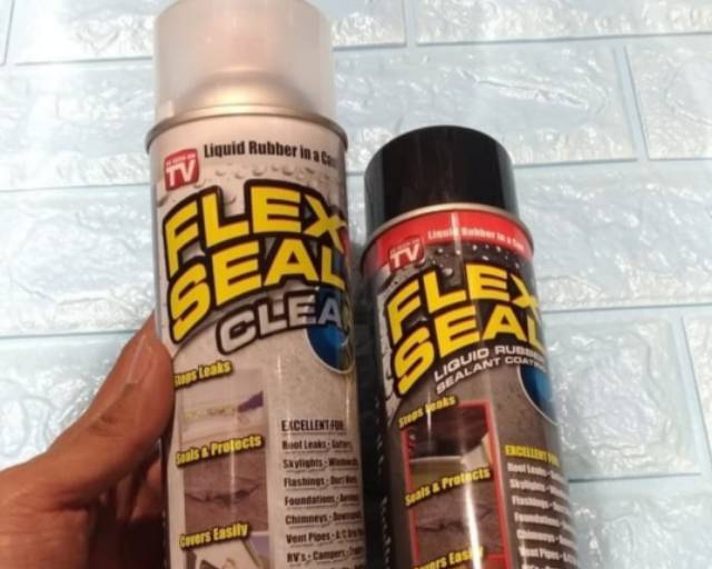 flex seal spray penutup celah lubang liquid rubber sealant coating