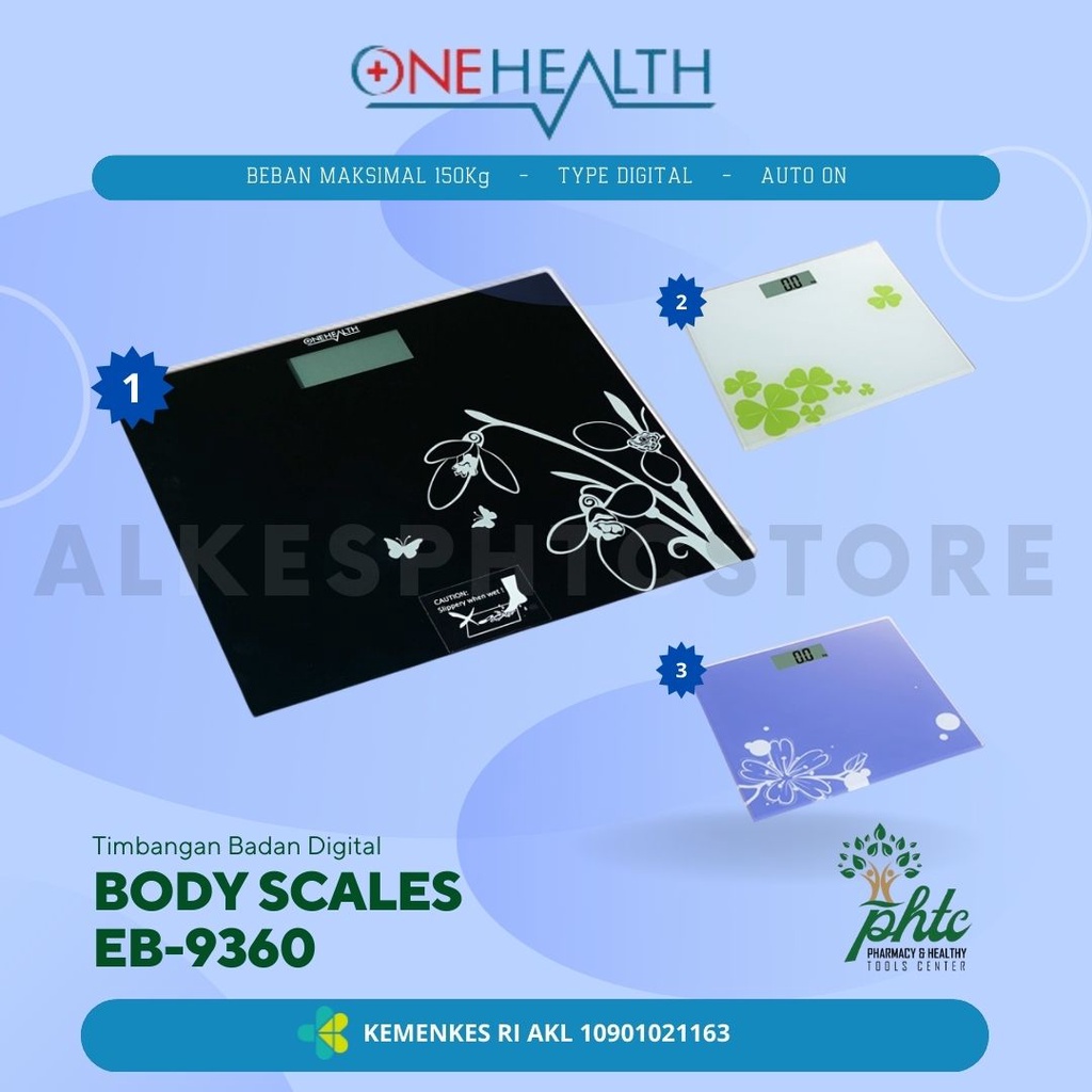 ONEHEALTH Timbangan Badan Digital EB9360