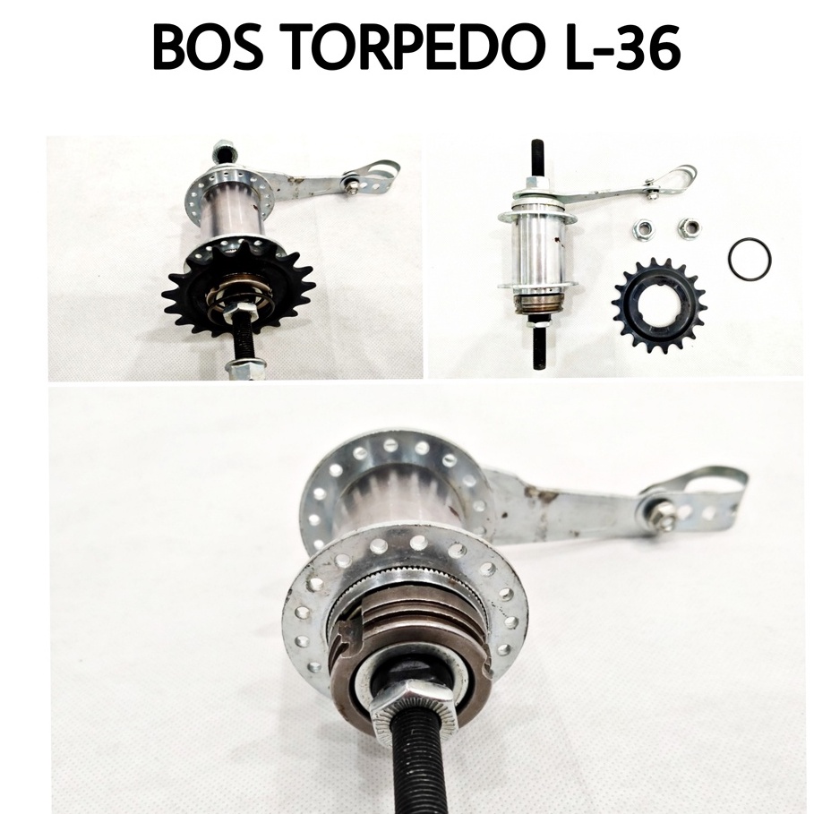 Bos Sepeda Fixie Coaster Torpedo L 36