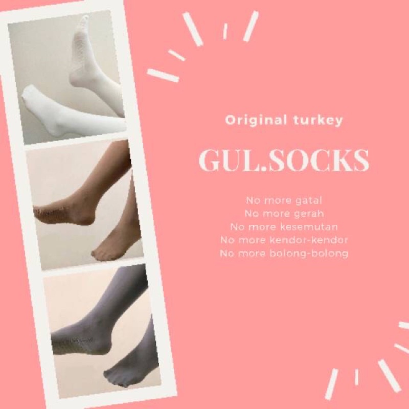 Gul Socks turkey kaos kaki muslimah kaos kaki turki