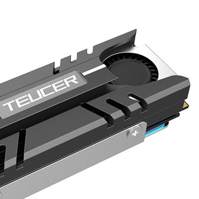 Btsg 1 Set Kipas Pendingin M.2 2280 SSD 2280 Dua Sisi Untuk Pcie NVMe / M2 2280 SSD