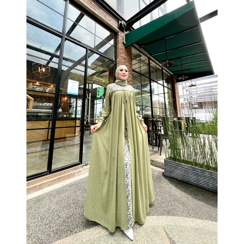 Dress Hm Kinana Muslim/ Outer/By Glamz/Solo/