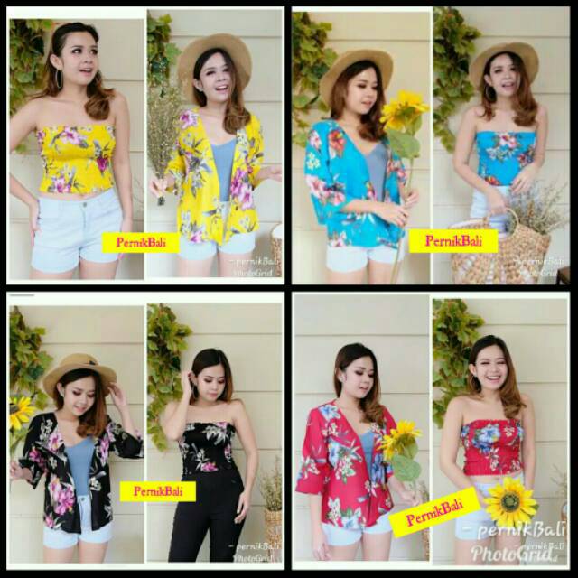 Setelan kamben outer,Setelan kamben cardigan PernikBali