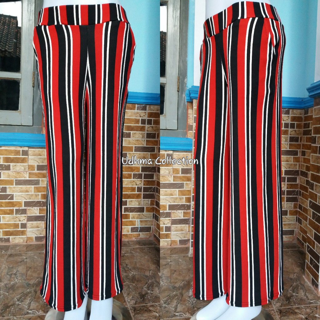 KULOT SALUR CREPE / PANTS STRIPE PREMIUM LIMITED