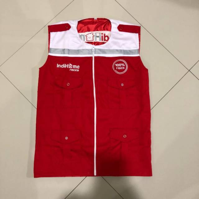 Rompi Telkom Indihome Merah putih