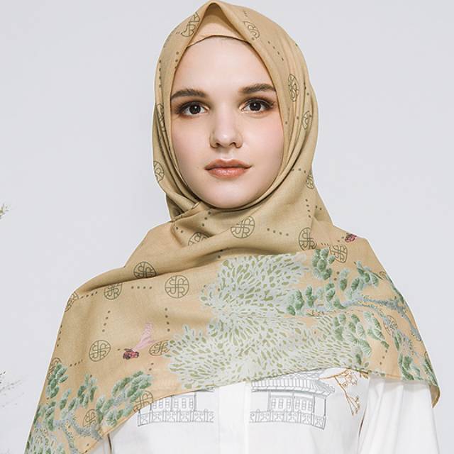 Ria Miranda x cotton ink Mustard Lejla scarf