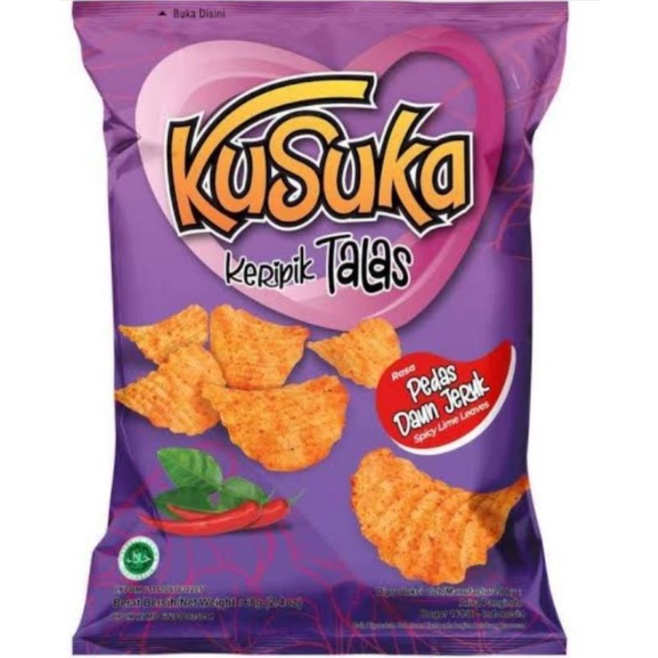 

KUSUKA KRIPIK TALAS DAUN JERUK 68gr