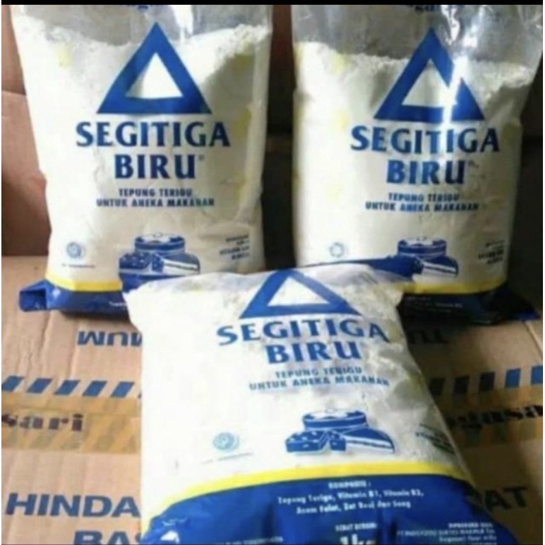 

SEGITIGA BIRU 1 KG dus ISI 12 gojek grab only