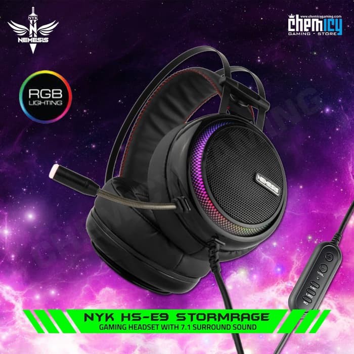 NYK HS-E9 Stormrage RGB Gaming Headset