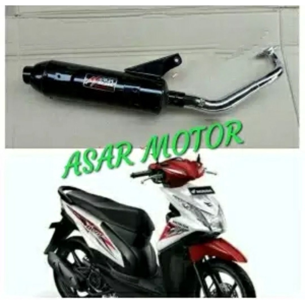 KNALPOT RACING HONDA BEAT FI TH 2013-2015-2017