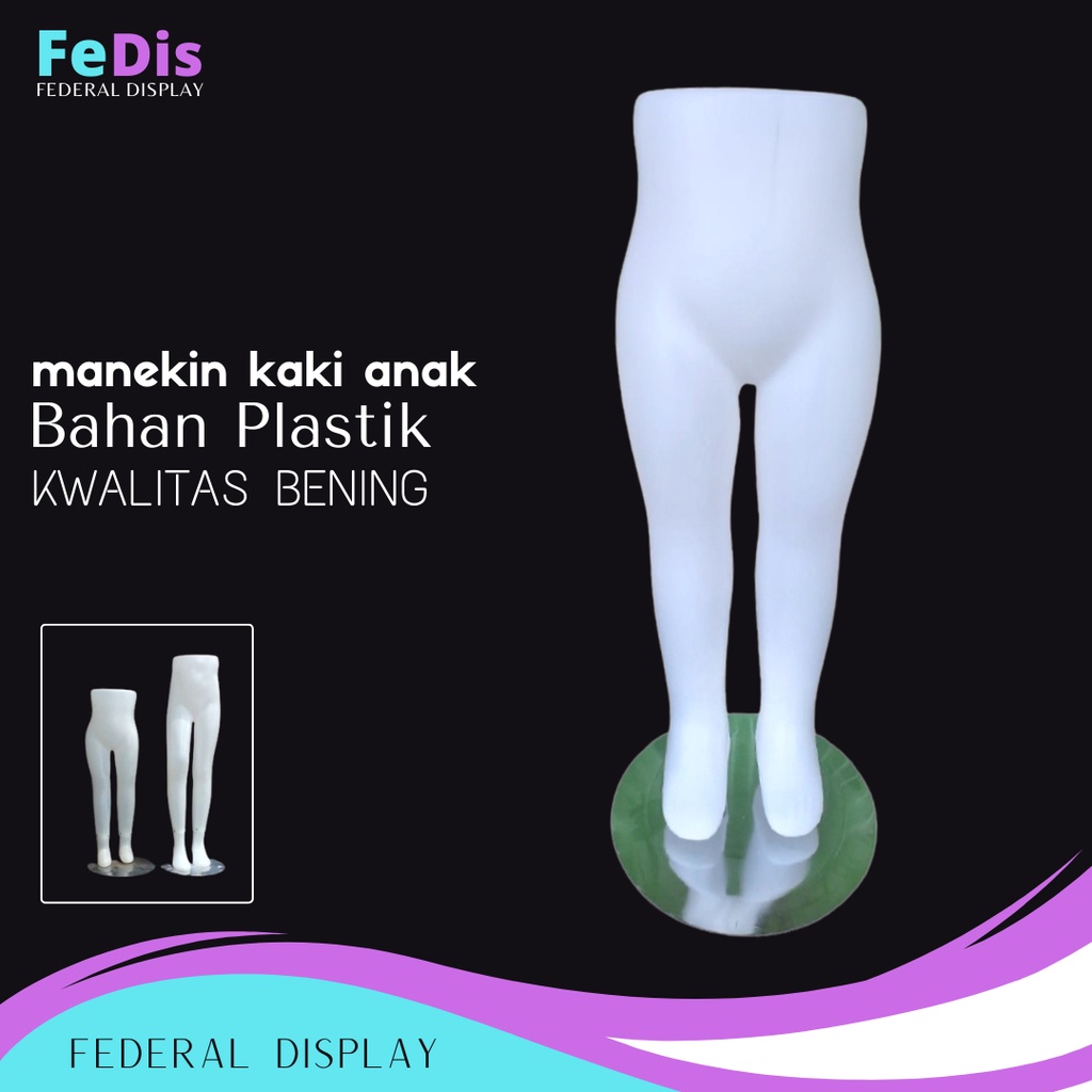 MANEKIN KAKI ANAK PLASTIK